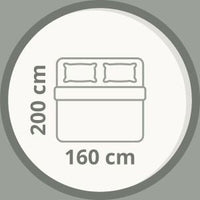 Kontinentalsenge 160 x 200 cm