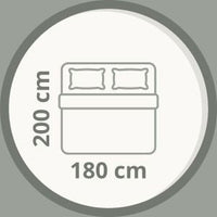 Kontinentalsenge 180 x 200 cm