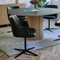 Spisebordsstole i læder