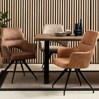 Spisebordsstole i stof