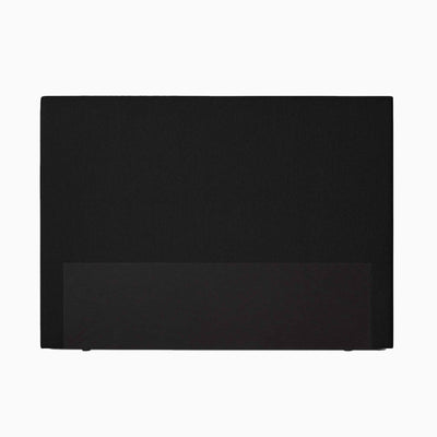 Curve Basic sengegavl fra Opus i 180 cm og betrukket med stof i sort farve.