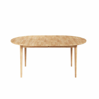 Esther spisebord fra Casø Furniture i naturolieret eg 165 x 105 cm.