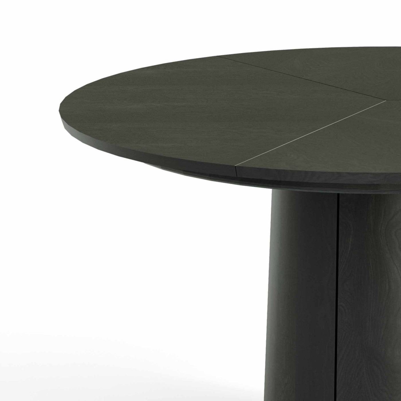 SM 33 rundt spisebord i sortbejdset egefinér fra Skovby