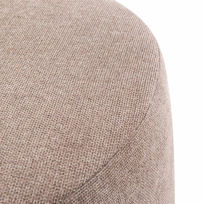 City puf fra Hjort Knudsen i Ø60 cm i Bloq stof i farven Taupe