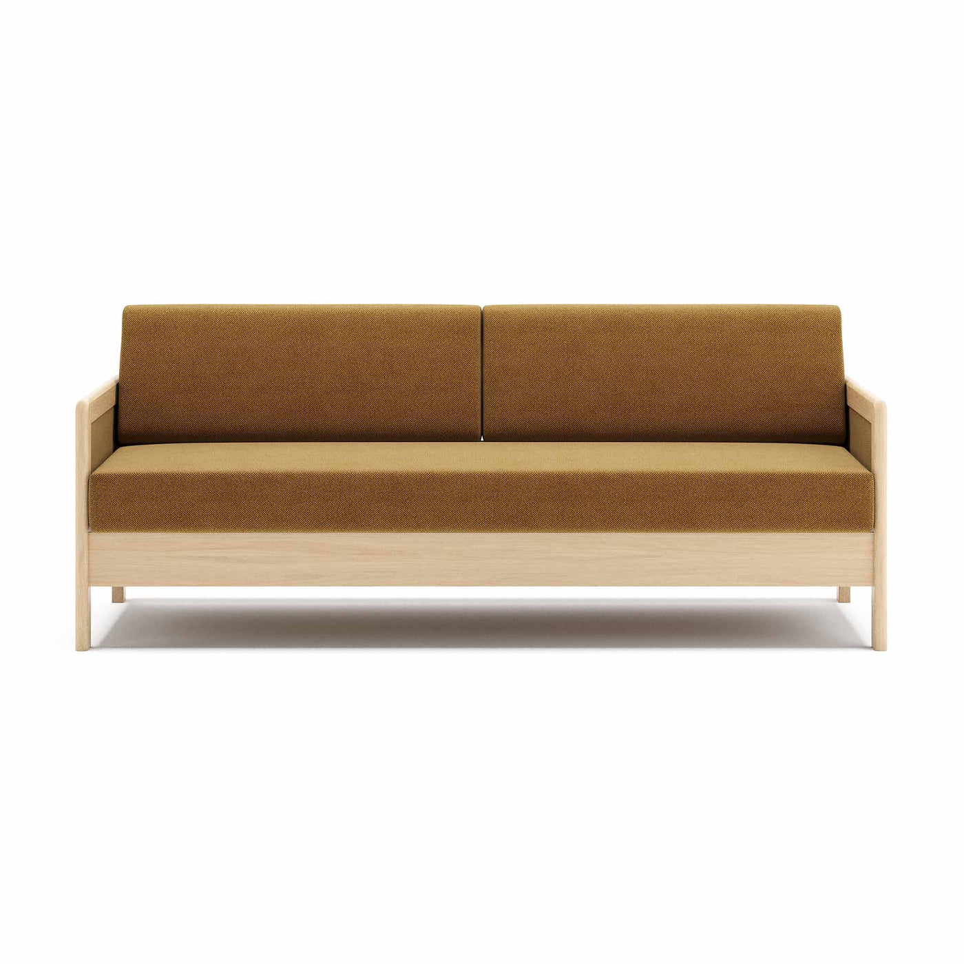Clara 145 sovesofa fra Favn Living i Denno stof i farven Mustard Yellow 328