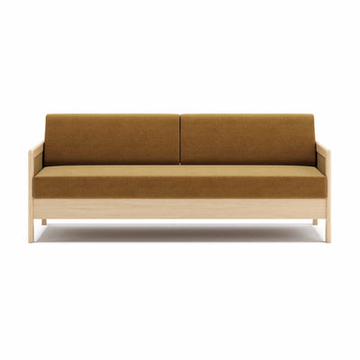 Clara 145 sovesofa fra Favn Living i Denno stof i farven Mustard Yellow 328