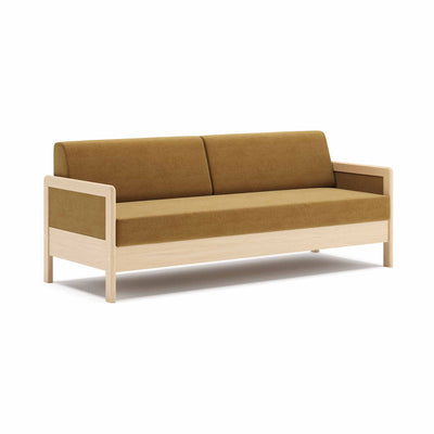 Clara 145 sovesofa fra Favn Living i Denno stof i farven Mustard Yellow 328