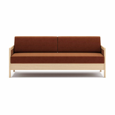 Clara 145 sovesofa fra Favn Living i Denno stof i farven Rusty Orange 329