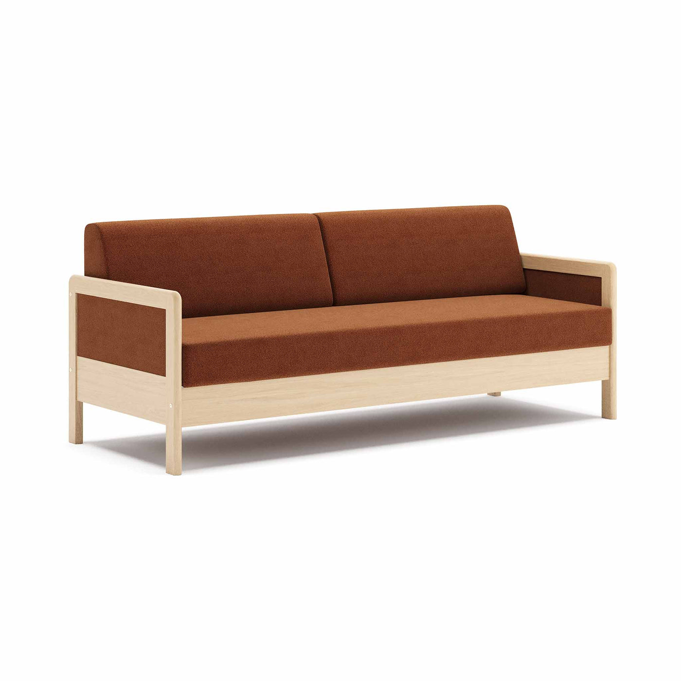 Clara 145 sovesofa fra Favn Living i Denno stof i farven Rusty Orange 329