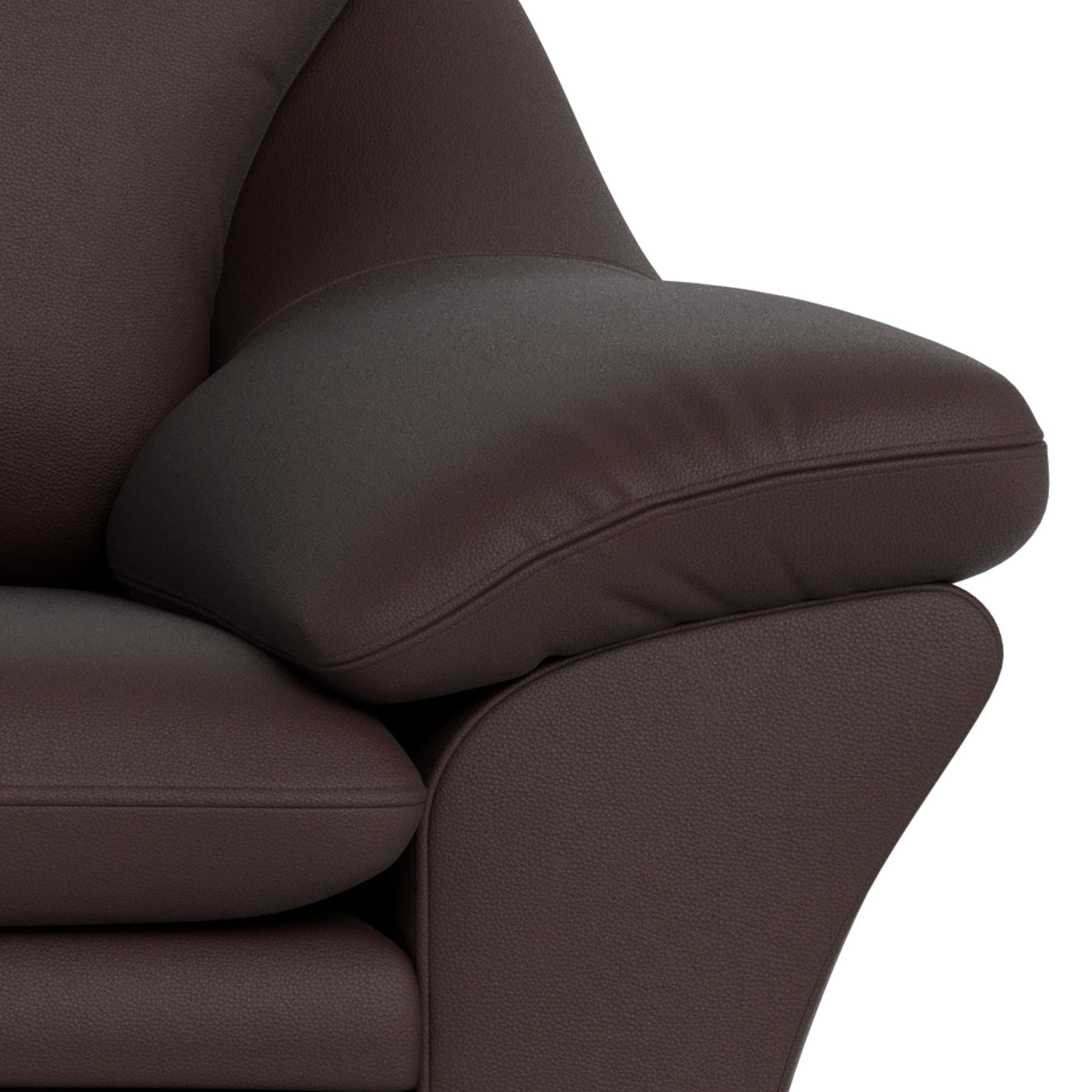 Fly sofasæt fra BD Møbler i læder i farven 6090 Chocolate