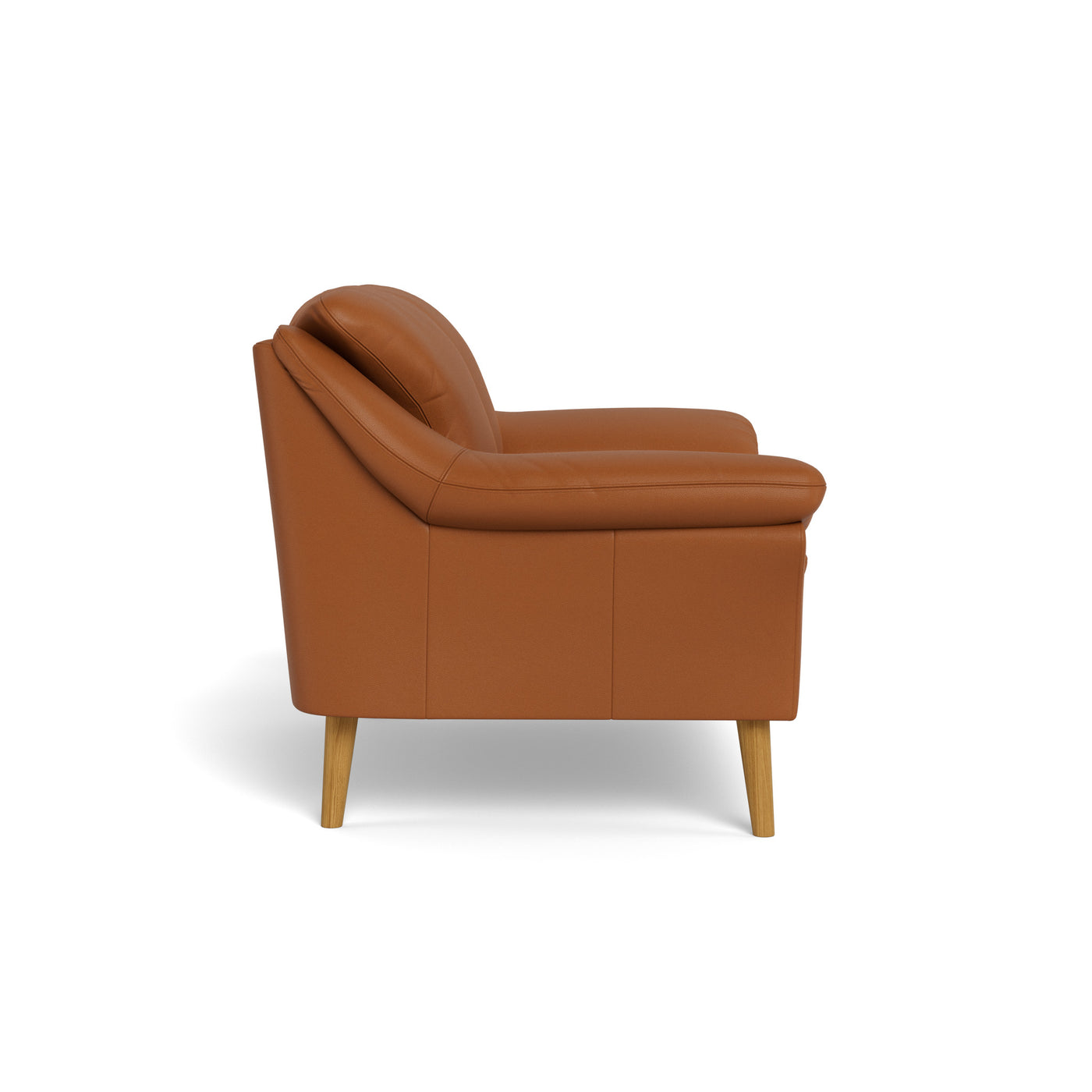 Fly sofasæt fra BD Møbler i læder i farven 8011 Cognac