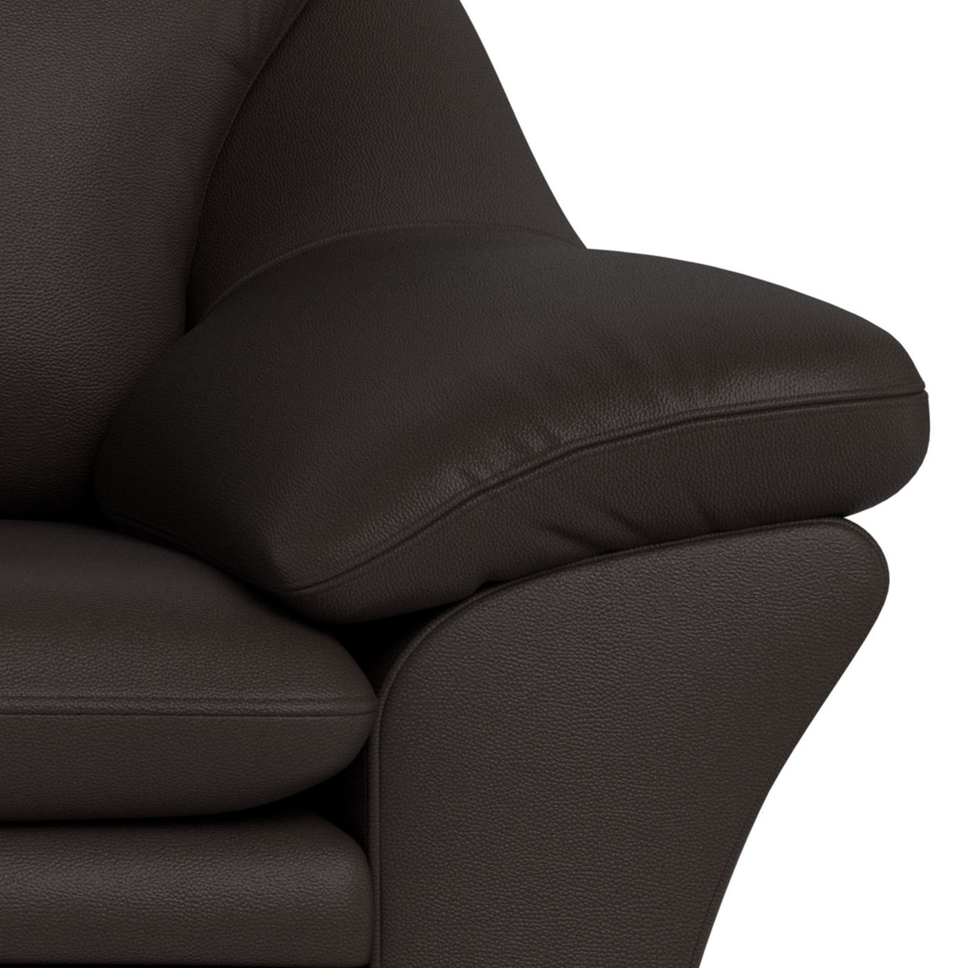 Fly sofasæt fra BD Møbler i læder i farven 8077 Chocolate