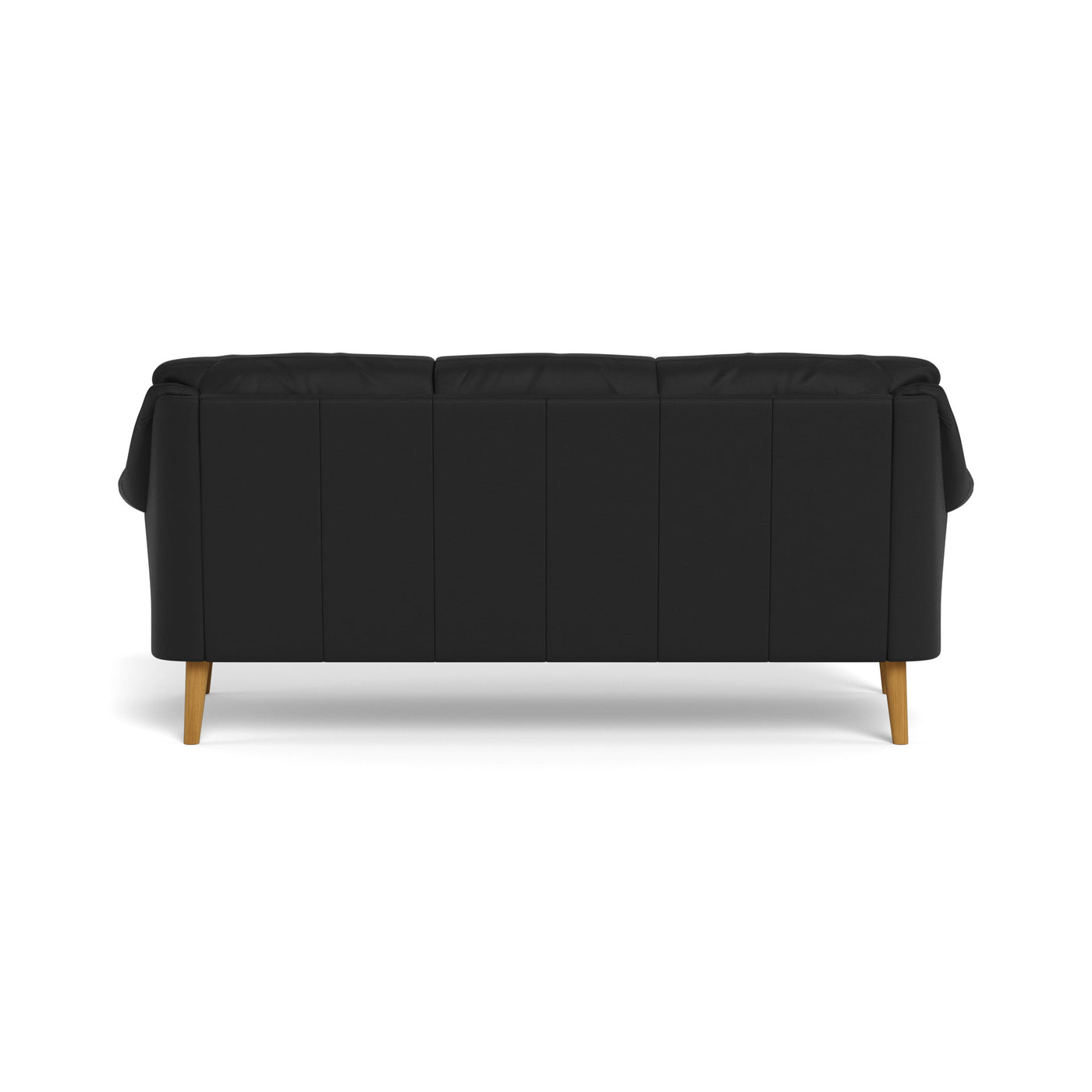 Fly sofasæt fra BD Møbler i læder i farven 6002 Black