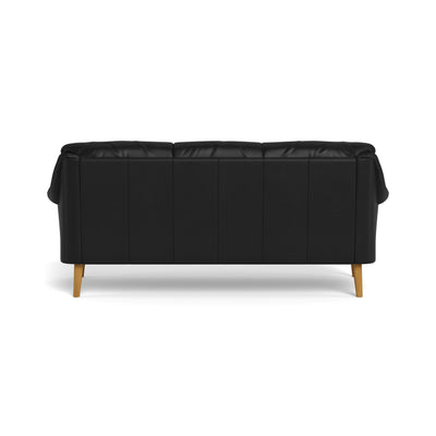 Fly sofasæt fra BD Møbler i læder i farven 8002 Black