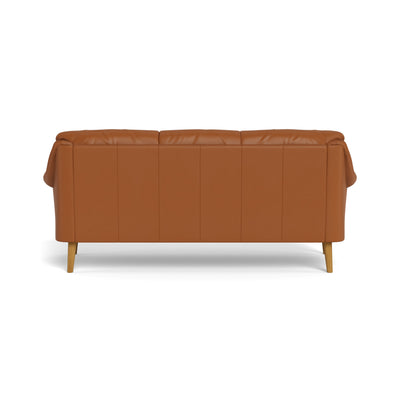 Fly sofasæt fra BD Møbler i læder i farven 8011 Cognac