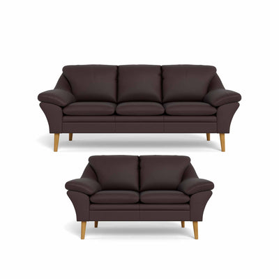 Fly sofasæt fra BD Møbler i læder i farven 6090 Chocolate
