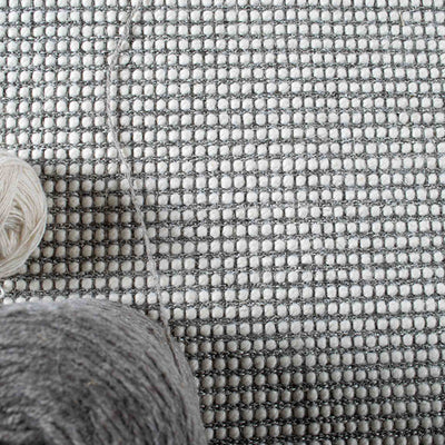 Costa Rica fladvævet tæppe i grå fra HC Tæpper