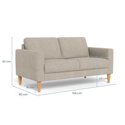 Nord sofasæt fra Hjort Knudsen i 3590 Beige Brego stof