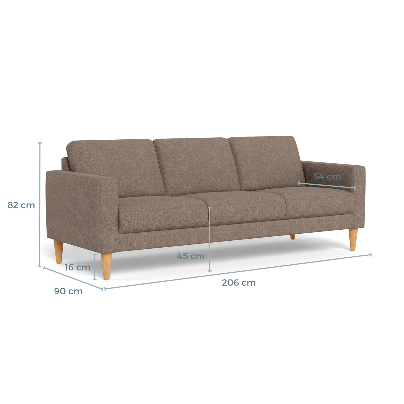 Nord sofasæt fra Hjort Knudsen i 3591 Beige Brego stof