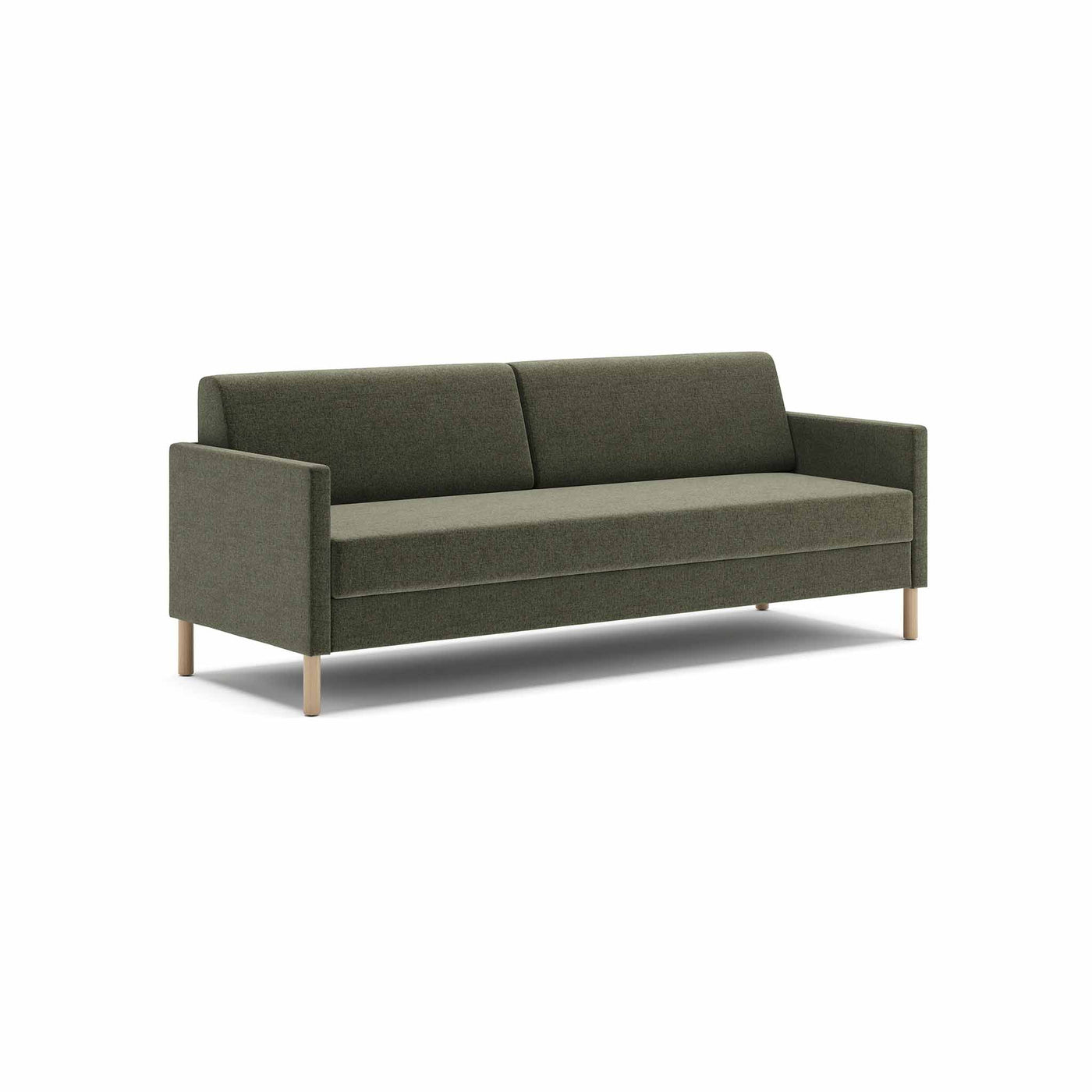 Estrid sovesofa fra Favn Living i Sama stof i farven 335 Winter Moss