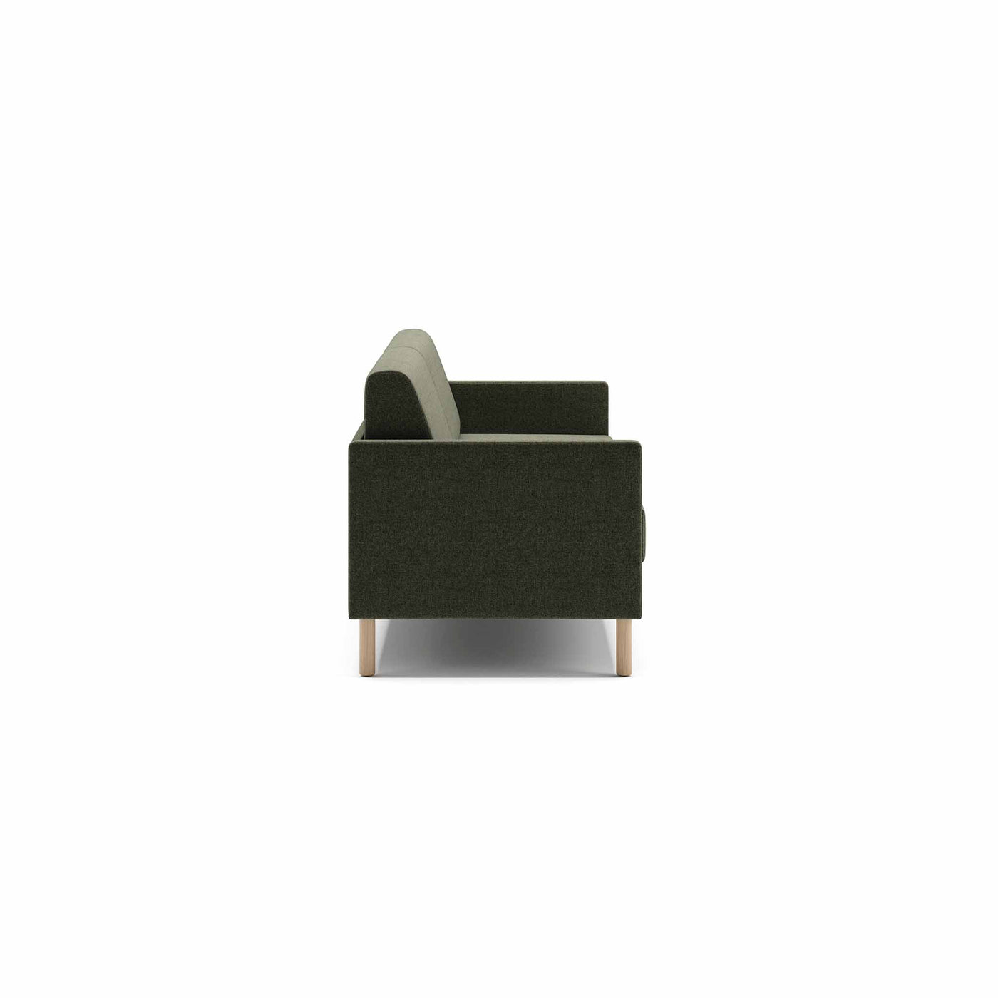 Estrid sovesofa fra Favn Living i Sama stof i farven 335 Winter Moss