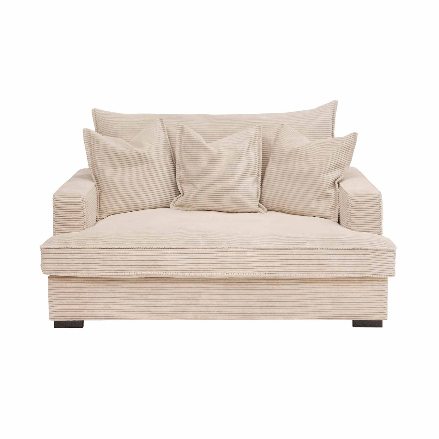 Ruby 2-personers love-seat sofa med Zoom fløjl stof