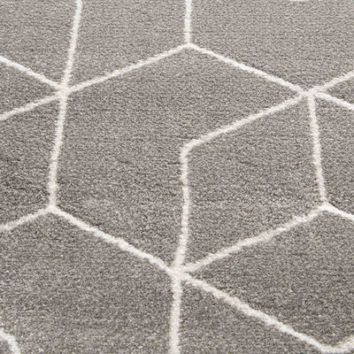 Gent luvtæppe i grå fra HC Tæpper