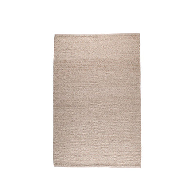 Greenland håndvævet tæppe i beige fra HC Tæpper