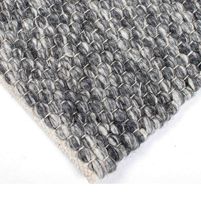 Greenland håndvævet tæppe i grå fra HC Tæpper