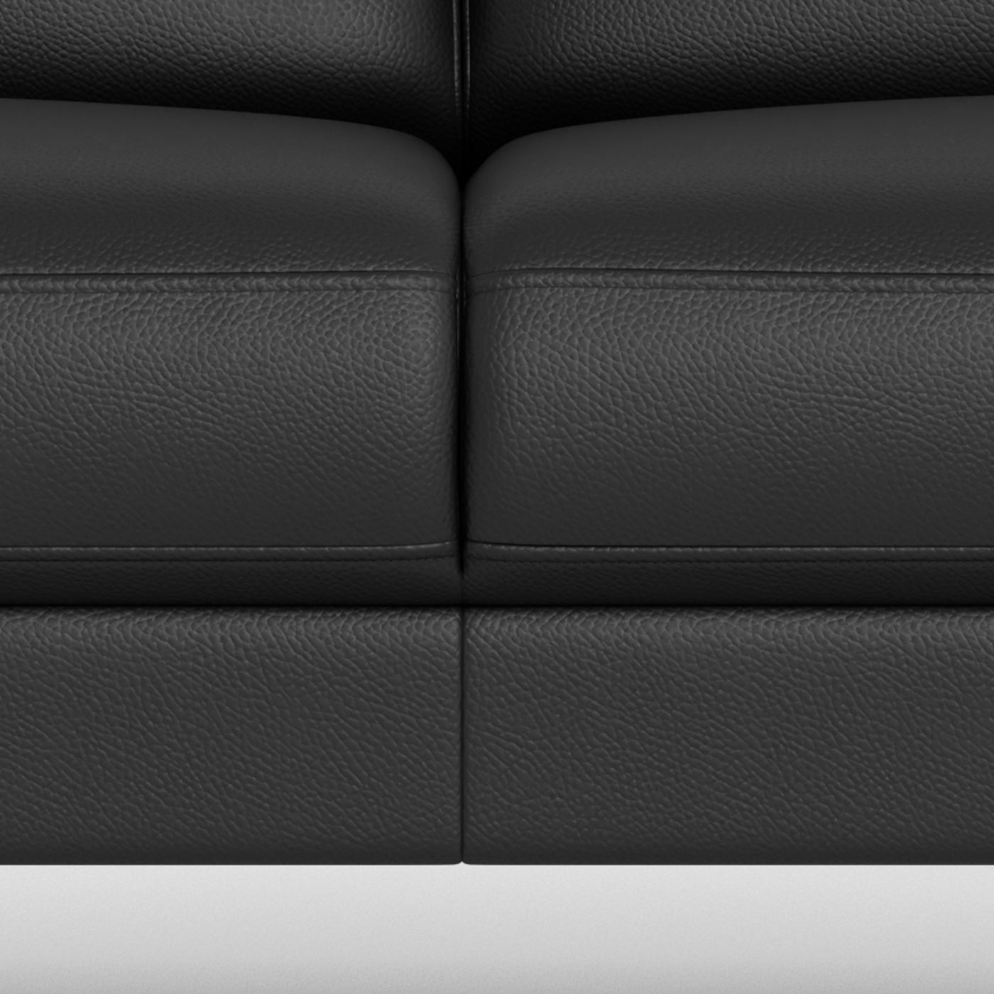 Nord sofasæt fra Hjort Knudsen i sort soleda læder