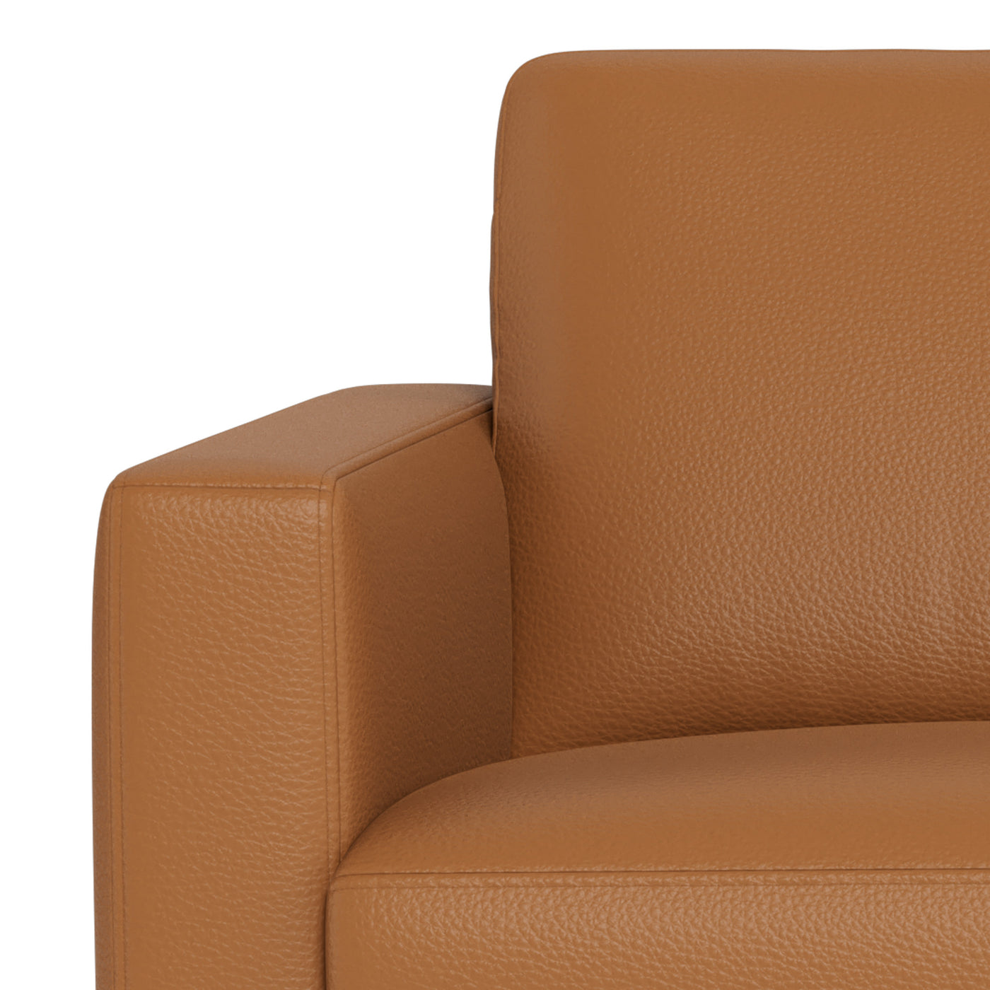 Nord sofasæt fra Hjort Knudsen i cognac farvet soleda læder