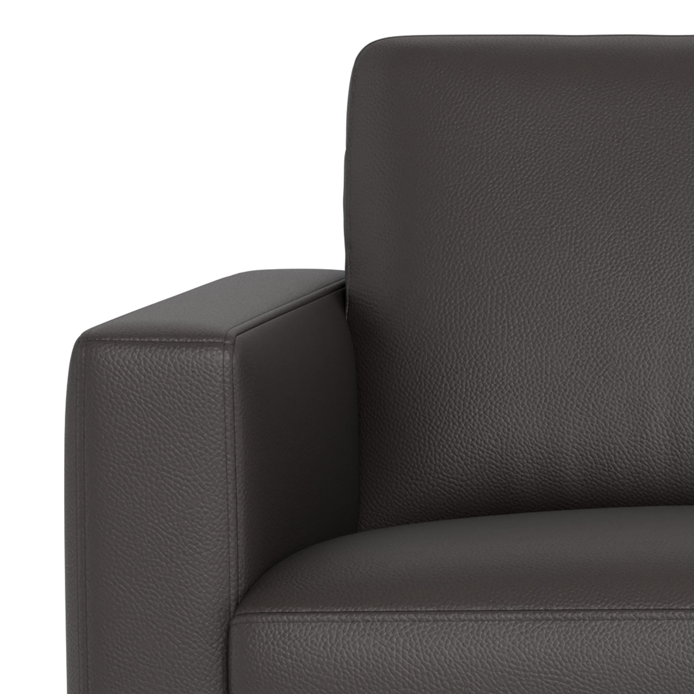 Nord sofasæt fra Hjort Knudsen i Soleda læder i Dark brown