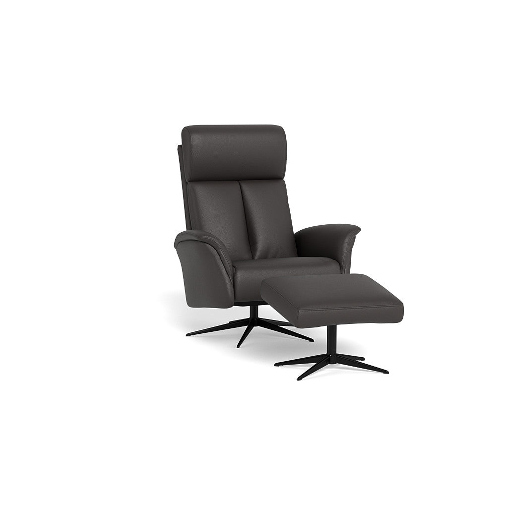 Egholm | Lænestol med skammel