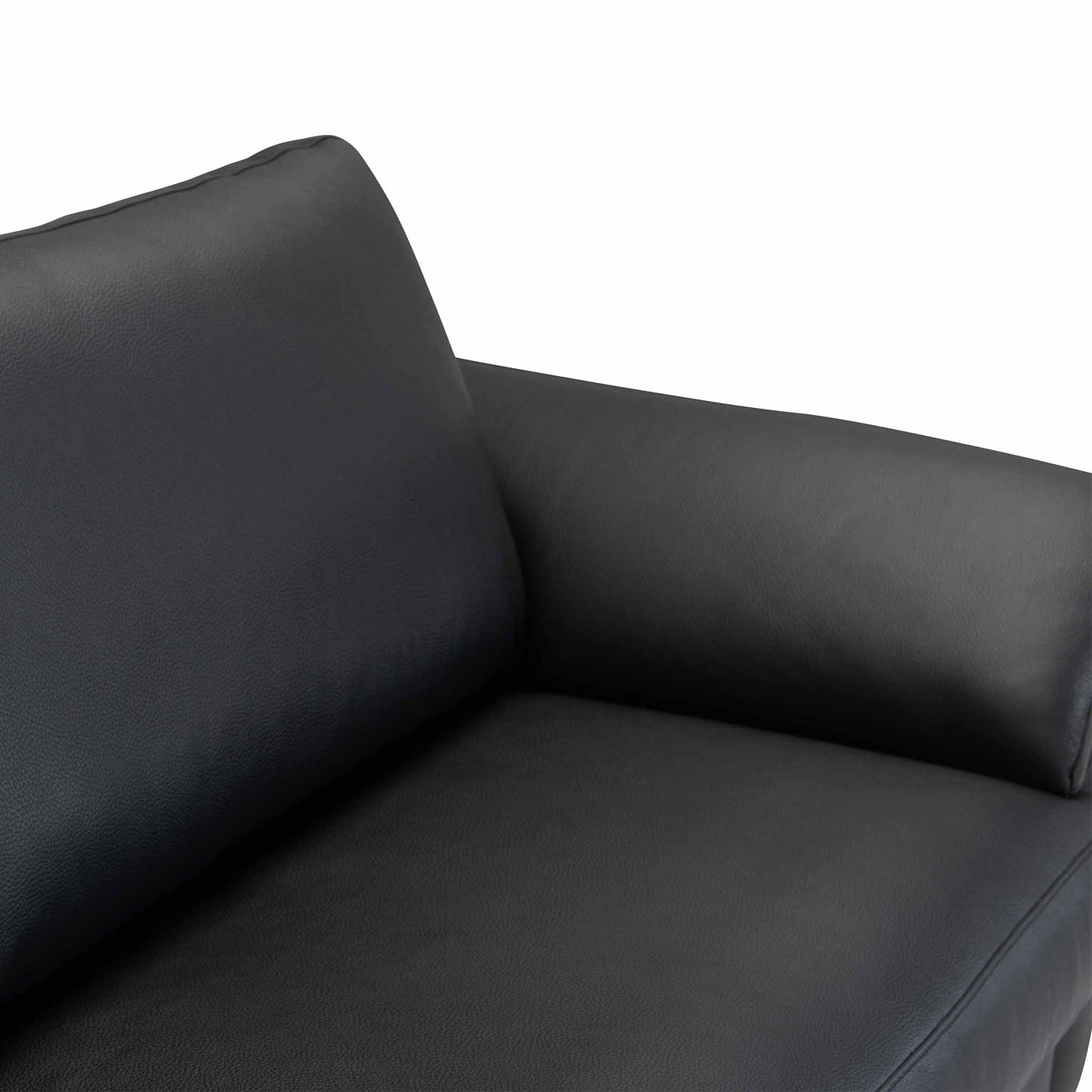 Skyline 3-personers sofa fra Hjort Knudsen i sort soleda læder