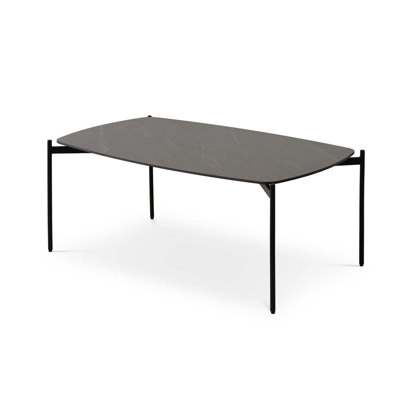 Malta sofabord 70x120 cm i antracit keramik fra Lexpo