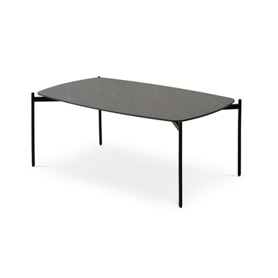 Malta sofabord 70x120 cm i antracit keramik fra Lexpo