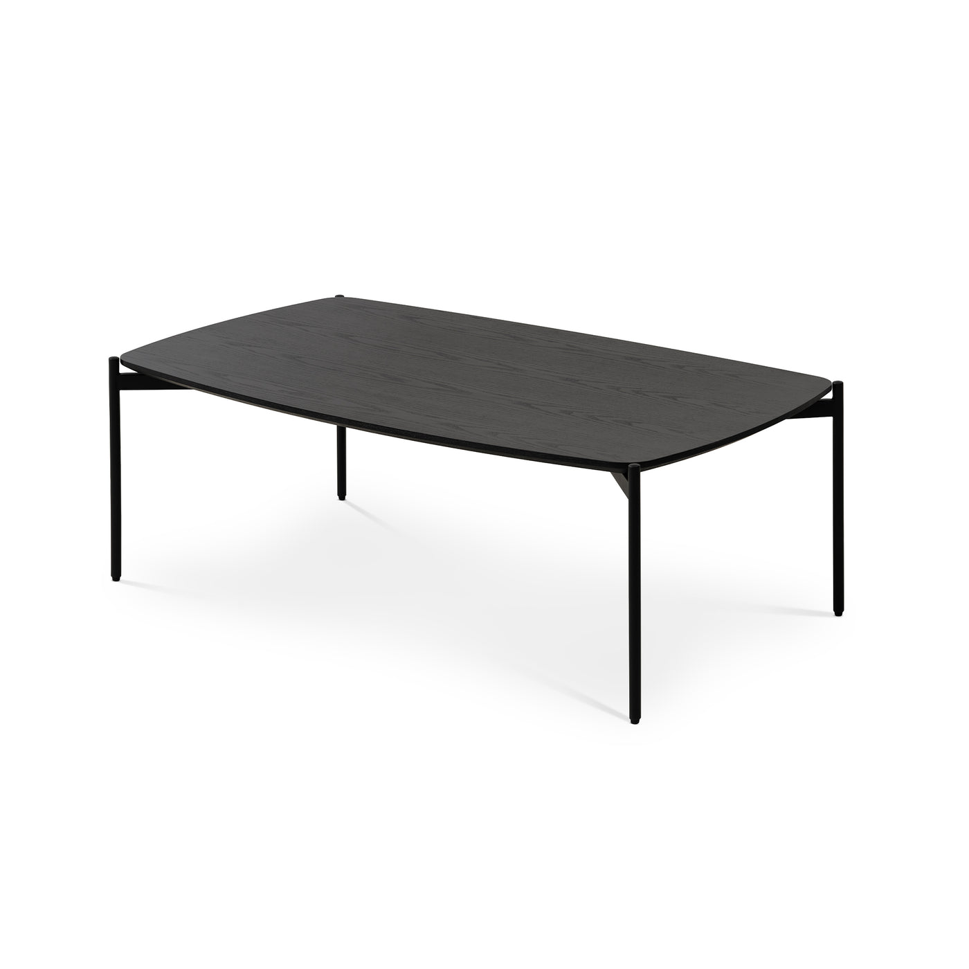 Malta sofabord 70x120 cm i sortbejdset askefinér fra Lexpo