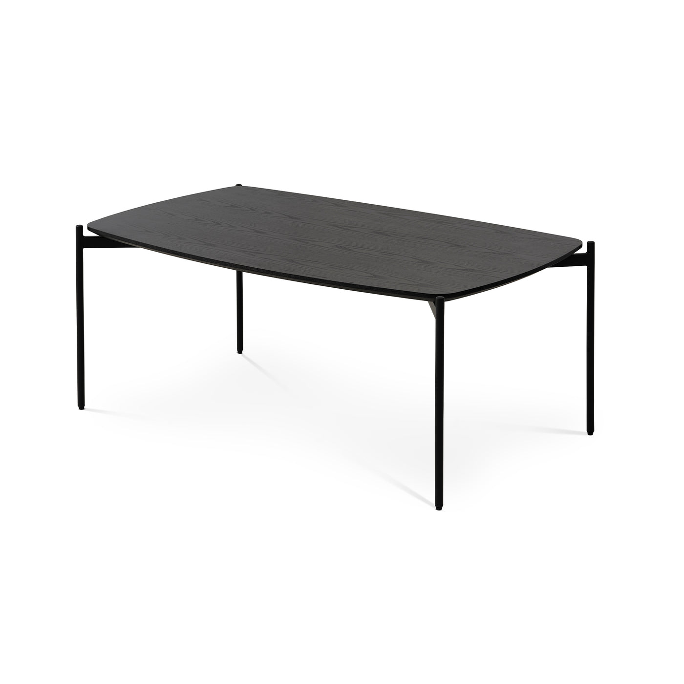 Malta sofabord 70x120 cm i sortbejdset askefinér fra Lexpo