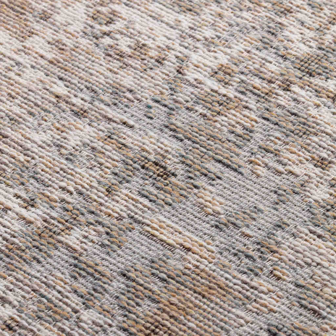 Manilla fladvævet uldtæppe i farven beige stone fra HC Interior Rugs