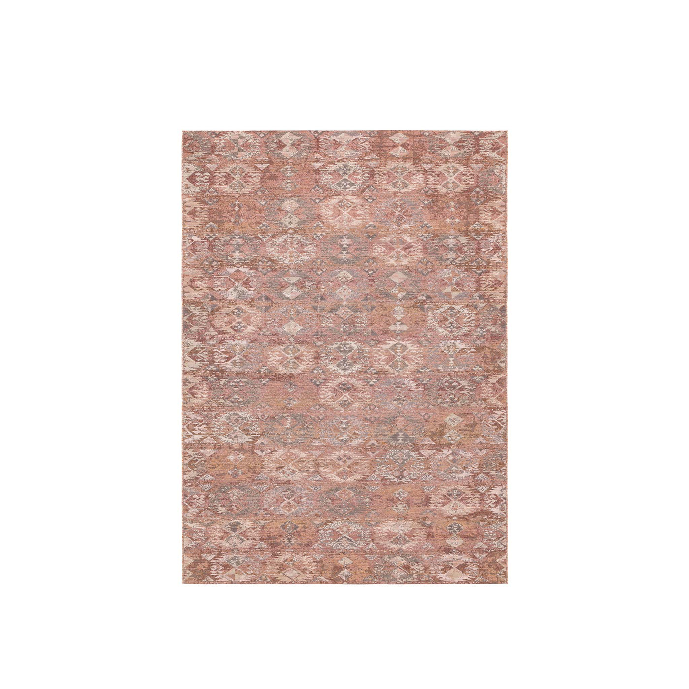 Manilla fladvævet uldtæppe i rosa fra HC Interior Rugs