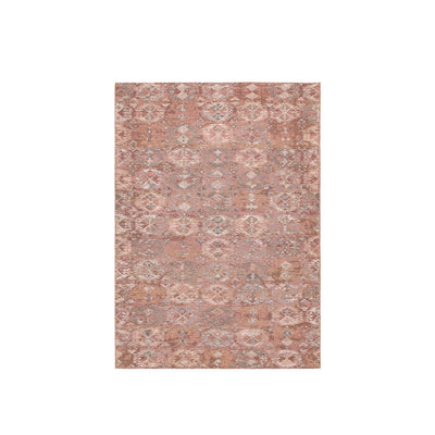 Manilla fladvævet uldtæppe i rosa fra HC Interior Rugs