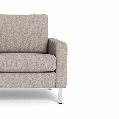 Vigsø sofasæt fra Top-line i Mito stof i farven 11 Beige med ben i krom