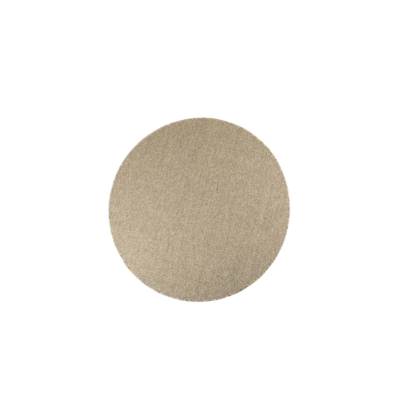 Rundt Monaco fladvævet tæppe i grå fra HC Interior Rugs