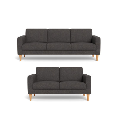 Nord sofasæt fra Hjort Knudsen i Brego stof farve 3596 Anthracite