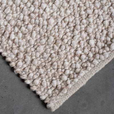 Pebble uldtæppe i beige fra HC Interior Rugs