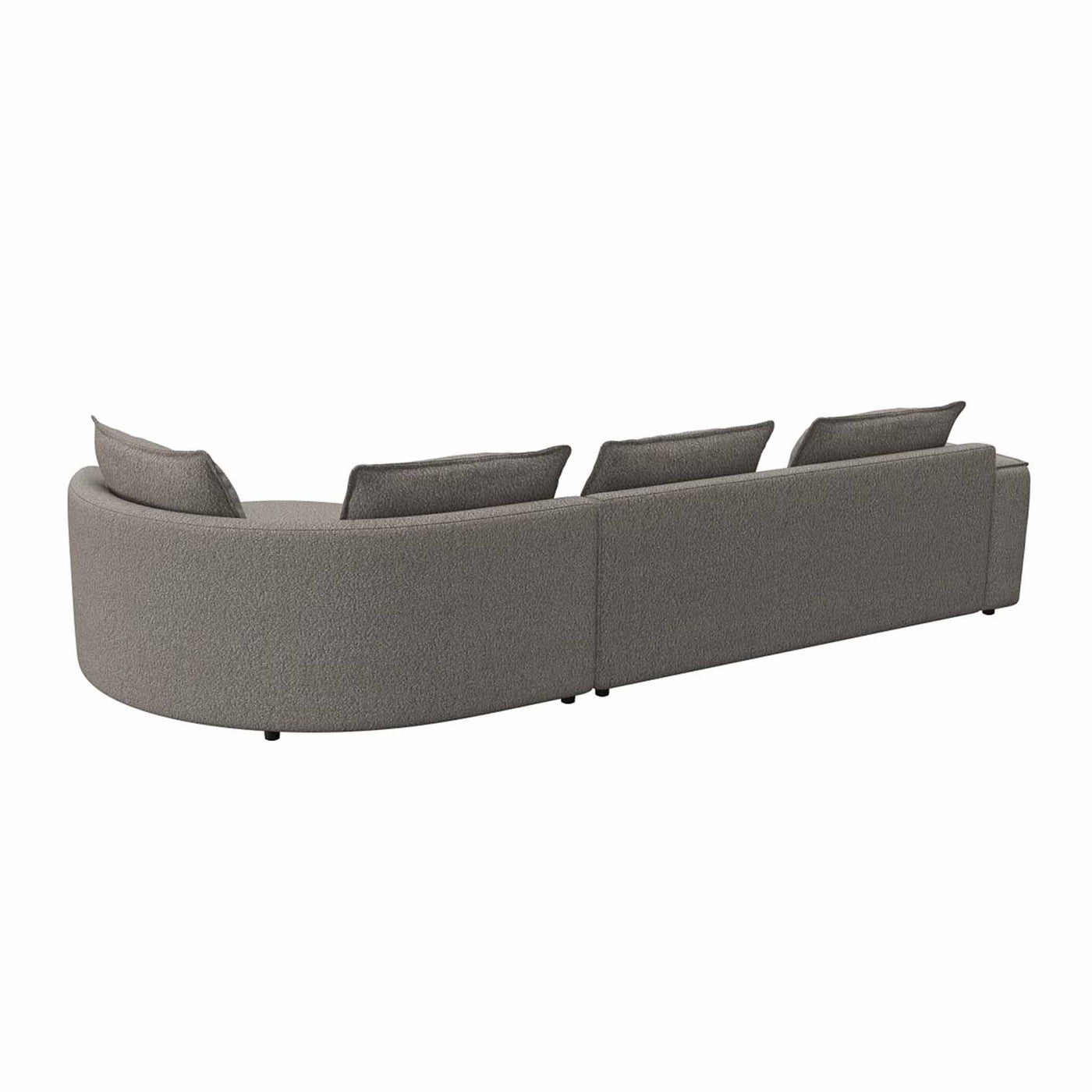 Samone chaiselong sofa fra FLEXLUX i latte bouclestof.