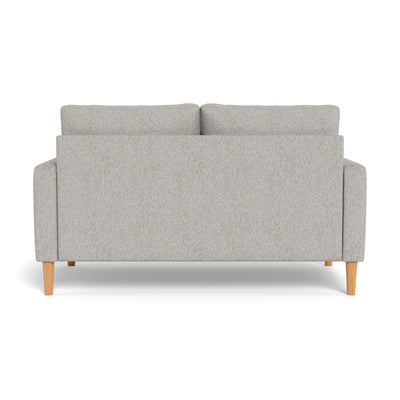 Vigsø sofasæt fra Top-line i Mito stof i farven 03 Light grey med ben i naturolieret egetræ