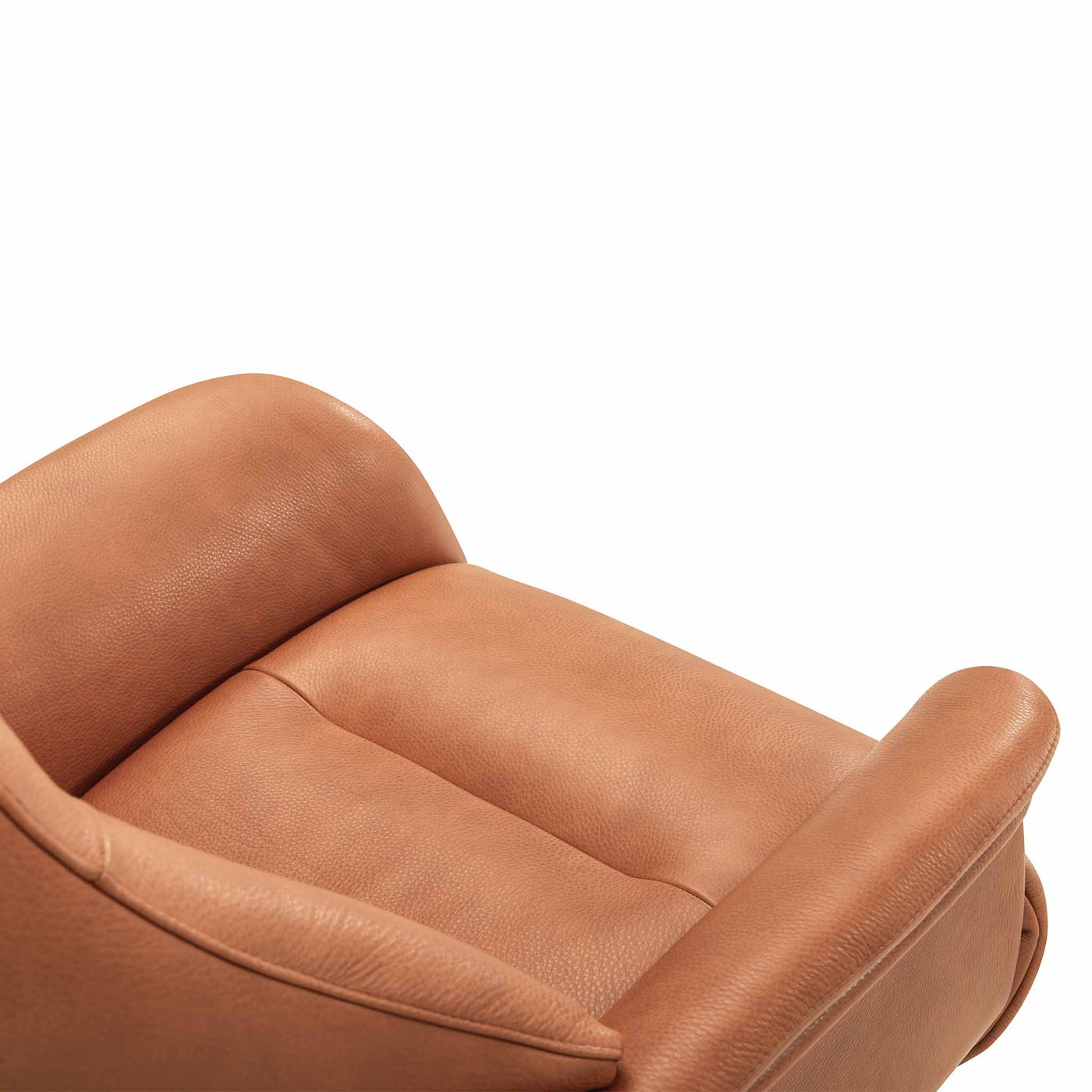 Anna lænestol med manuel recliner fra Skagen Studio i cognac farvet Anilux læder