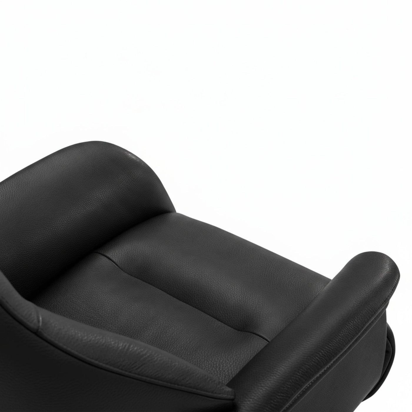 Anna lænestol med manuel recliner fra Skagen Studio i sort Anilux læder