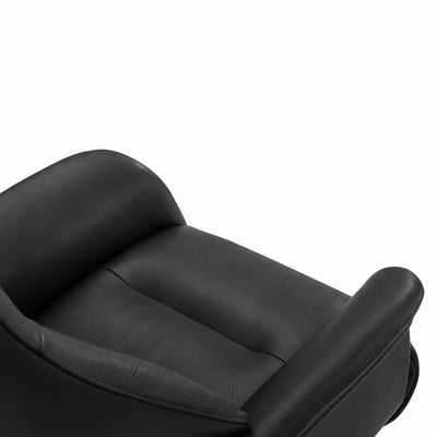 Anna lænestol med manuel recliner fra Skagen Studio i sort Anilux læder
